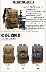 Classy Waterproof Durable Camera Backpack
