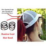 Glitter Ponytail Cap
