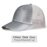 Glitter Ponytail Cap