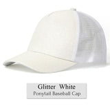 Glitter Ponytail Cap