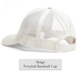 Glitter Ponytail Cap