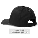 Glitter Ponytail Cap