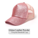 Glitter Ponytail Cap