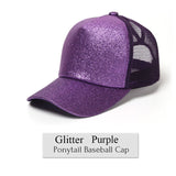 Glitter Ponytail Cap
